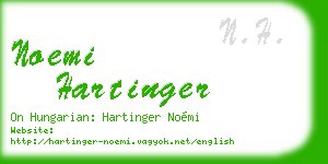 noemi hartinger business card